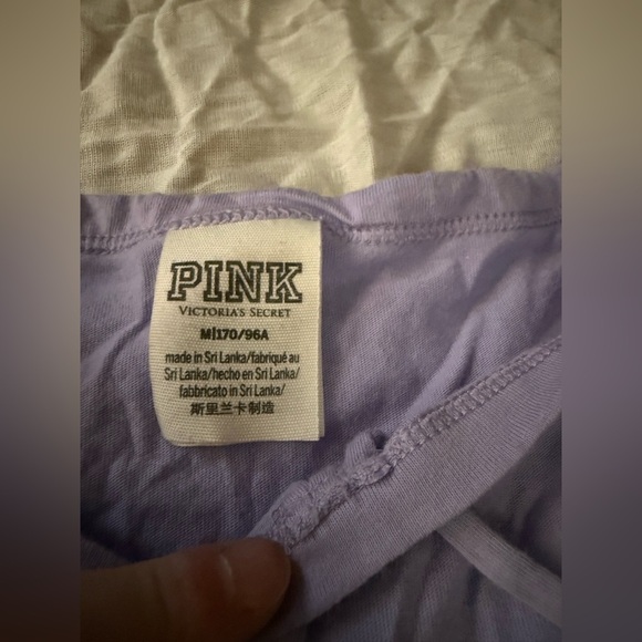 PINK Victoria's Secret Lavender Tee - Picture 3 of 5